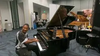 Kris Nicholson Test Driving Mason & Hamlin Classic Series Grand and Upright at Namm 2023