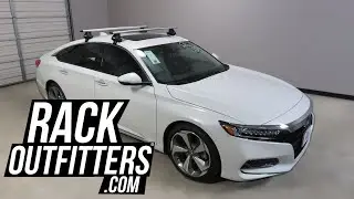 2018+ Honda Accord with Thule EVO Clamp WingBar EVO Roof Rack Crossbars from Rack Outfitters