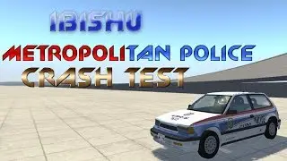 Crash Test -  Ibishu Covetv Metropolitan Police\\ BeamNG.drive