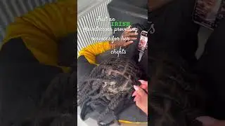 Palm rolling and two-strand twist #locs #hair #dublin #ireland #irish #afro #hairstyle #dreads