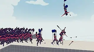 100x Melee Units vs 3x Elite ARCHERS - Totally Accurate Battle Simulator | TABS