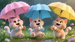Rain Rain Go Away Animal Version | Fun Weather Rhyme for Kids | Nursery Rhymes & Kids Songs