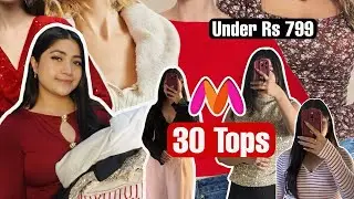30 Tops from Myntra Try-On Haul 2026 | Myntra Tops Haul *Under Rs 799*| Renigraphy