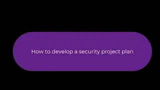 How to define security project