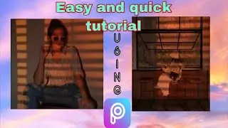 SUNBLIND EFFECT✨ Using Picsart (Easy and Quick Tutorial)
