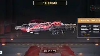 New legendary Man O War Death Scythe full lucky draw rewards and first Gameplay #codmobile