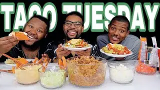 TACO TUESDAYS | MUKBANG WITH @Being Mylen & MY BROTHER DONTAY