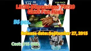 LEGO Speed Build - 71220: LEGO Dimensions - Gimli Fun Pack (Complete Build)