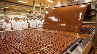 Inside A Modern Chocolate Factory: From Bean To Bar (Satisfying Process)