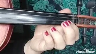 تعليم عزف ست الحبايب على الكمان للمبتدئين نوته حرفيه 🤩😍🎹🎻