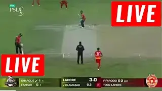 PSL Live Match  Today | Lahore Qalandar Islamabad United live match today |IU vs LQ live match today