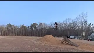 Pitbike Progression - Learning new track before dark