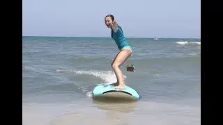 Family Surfing Lesson in Daytona Beach with Daytona Beach Ocean Sports 7-29-25