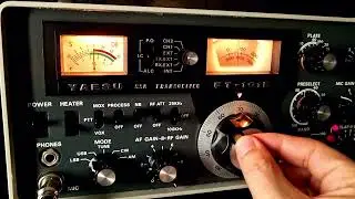 Ascolti in banda 40m con YAES FT-101E & Endfed 23m home made #hold #yaesu #hamradio #radioamatori