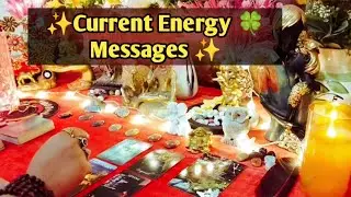🍀🧿Current Energy With Messages🧿🍀Rashi Based Energy Reading In Hindi 🌈 #tarot #love 