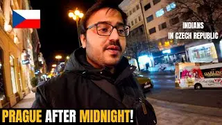 Nightlife in Prague Czech Republic After Midnight|| Indians in Prague Czech Republic Europe