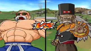 The Battle of the Elderly: Master Roshi Max Power vs. Dr. Gero | DBZ BT3