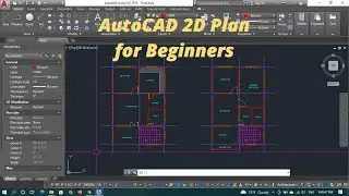 COMPLETE  AutoCAD 2D  House Plan IN 1.5 HOURS | CIVIL | ARCH | AutoCAD Tutorial for Beginners