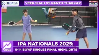 IPA Nationals 2025: Full U14 Boys&rsquo; Singles Final Highlights with Unforgettable Matches and Key Plays