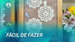 Aprenda a fazer uma linda flor de primavera em croch&ecirc;! | Fa&ccedil;a Voc&ecirc; Mesmo