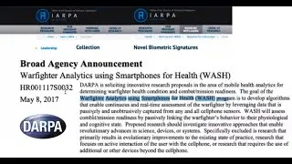 BIOMETRIC COLLECTION TOOLS - IARPA / DARPA / BIG TECH