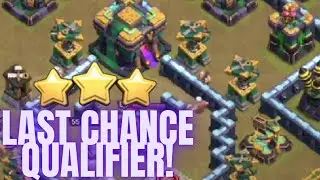 3 STAR The Last Chance Qualifier Challenge in Clash of Clans (Judo Sloth Gaming STRAT) +SPEEDRUN