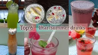 Top 6 easy Iftar/summer drinks