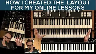My Online Hammond Organ Lessons Screen Layout Explained | Zoom | Frank Montis