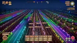 last harvest and look around before recycling the whole farm 49 plots