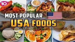 Top 10 Most Popular USA Foods || Best Hawker Dishes & Street Food to Try in USA
