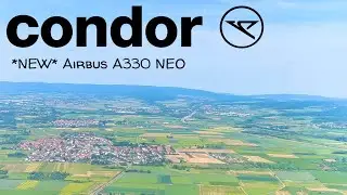 Condor Airlines *STUNNING* New Airbus A330 NEO Landing Frankfurt