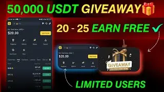 50,000 Free USDT Giveaway 🎁 || Step by step guide