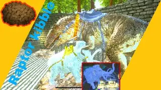 HOW TO TAME MAMMOTH WITH TRAP LEVEL420|RAPTOR KIBBLE|ARK| ep-48