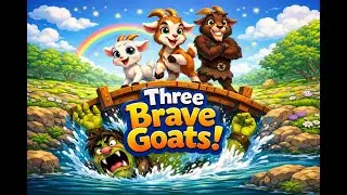 he Three Brave Brother Goats: Adventure Across the Troll's Bridge! #ThreeBillyGoatsGruff