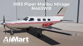 1993 Piper Malibu Mirage N463WB walkthrough