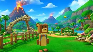 DINO WORLD!! NEW UPDATE 12.3.0 Super Bear Adventure Gameplay Walkthrough