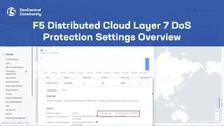 F5 Distributed Cloud Layer 7 DoS Protection Settings Overview