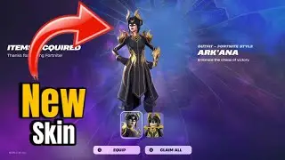 Buying the new ARK&rsquo;ANA skin in Fortnite!
