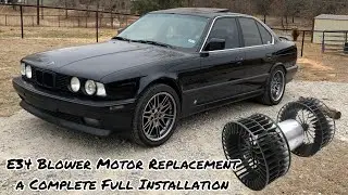 BMW E34 S50 BBS Body Kit Blower Motor Full Installation