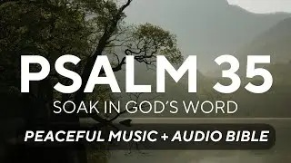 Psalm 35 Bible Spoken Word with Peaceful Instrumental Piano Music (World English Bible Translation)