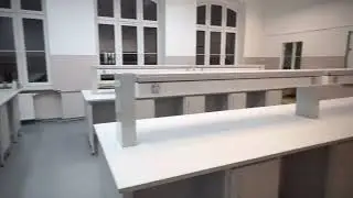 Meble laboratoryjne do klasy chemicznej