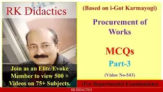 Procurement of Works