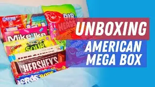 Sweet delivery unboxing American Mega Box Delicious USA Candy!