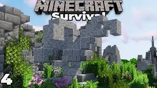 Building an Awesome Custom STATUE for our Castle : Minecraft 1.14 Survival Let's Play