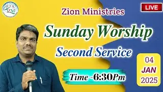 𝒁𝒊𝒐𝒏 Prayer house 2nd service is live #worship #sundayservice #godwords @ZionGospelMediaNellore 