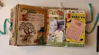 Junk Journal Process Video Margarete Miller #3 5 prompt weekly collage challenge #2020c03