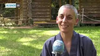 Reportage -- La Ferme KIBO ( Alsace ) : bouddhisme zen, refuge pour animaux, permaculture, retraites
