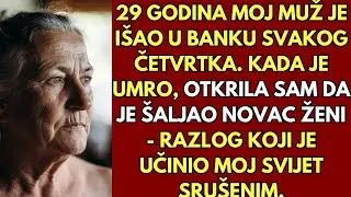 Moj muž je 29 god. četvrtkom išao u banku. Kad je umro, doznala sam razlog i šokirala se.