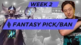 Pick Ban Preview || Fantasy LCS Week 2 Summer ||