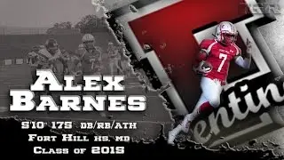Alex Barnes Senior Season Highlights - Fort Hill HS, MD  - IGR Sports